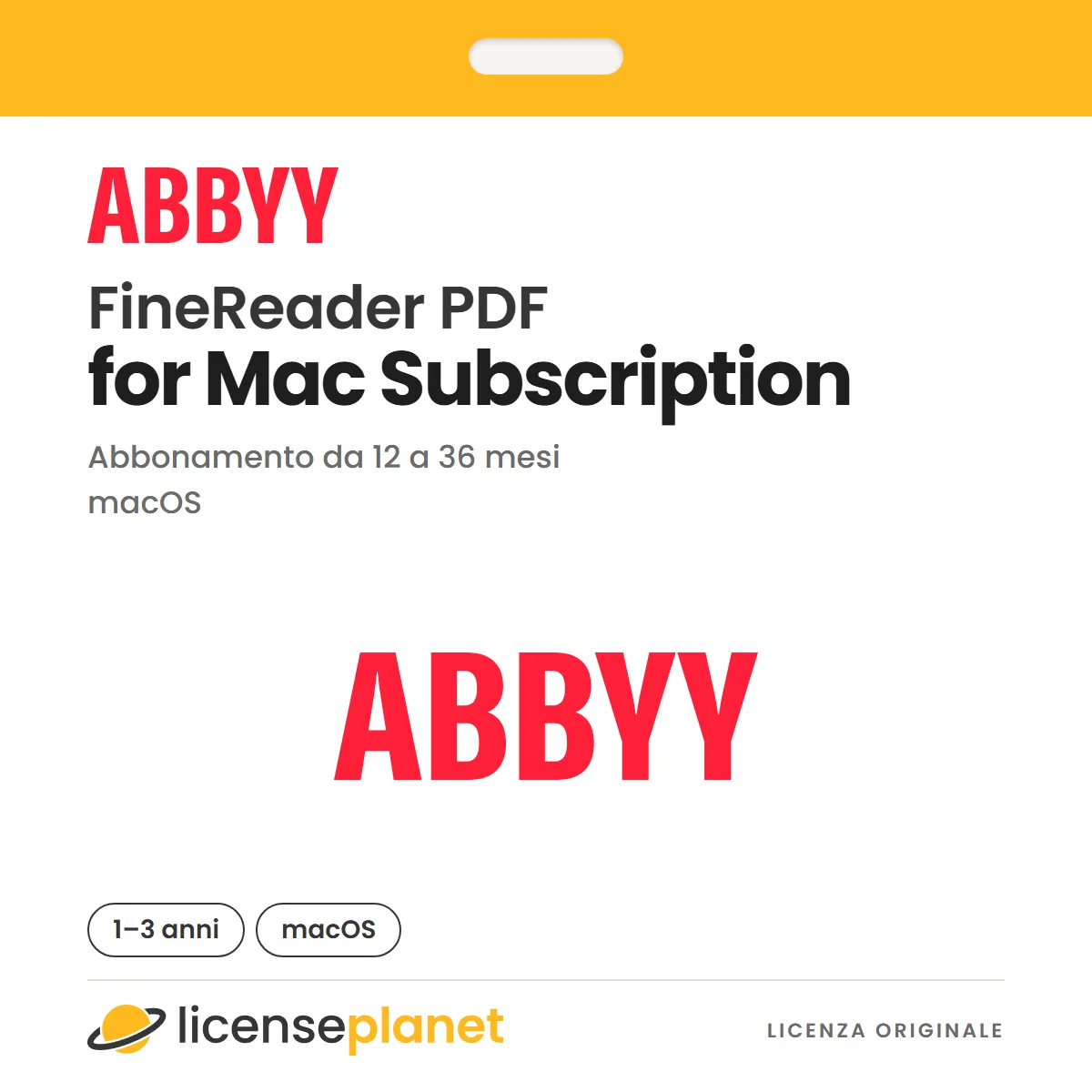 ABBYY FineReader PDF for Mac Subscription