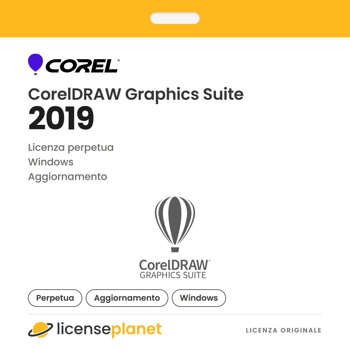 CorelDRAW Graphics Suite 2019, Windows, Aggiornamento