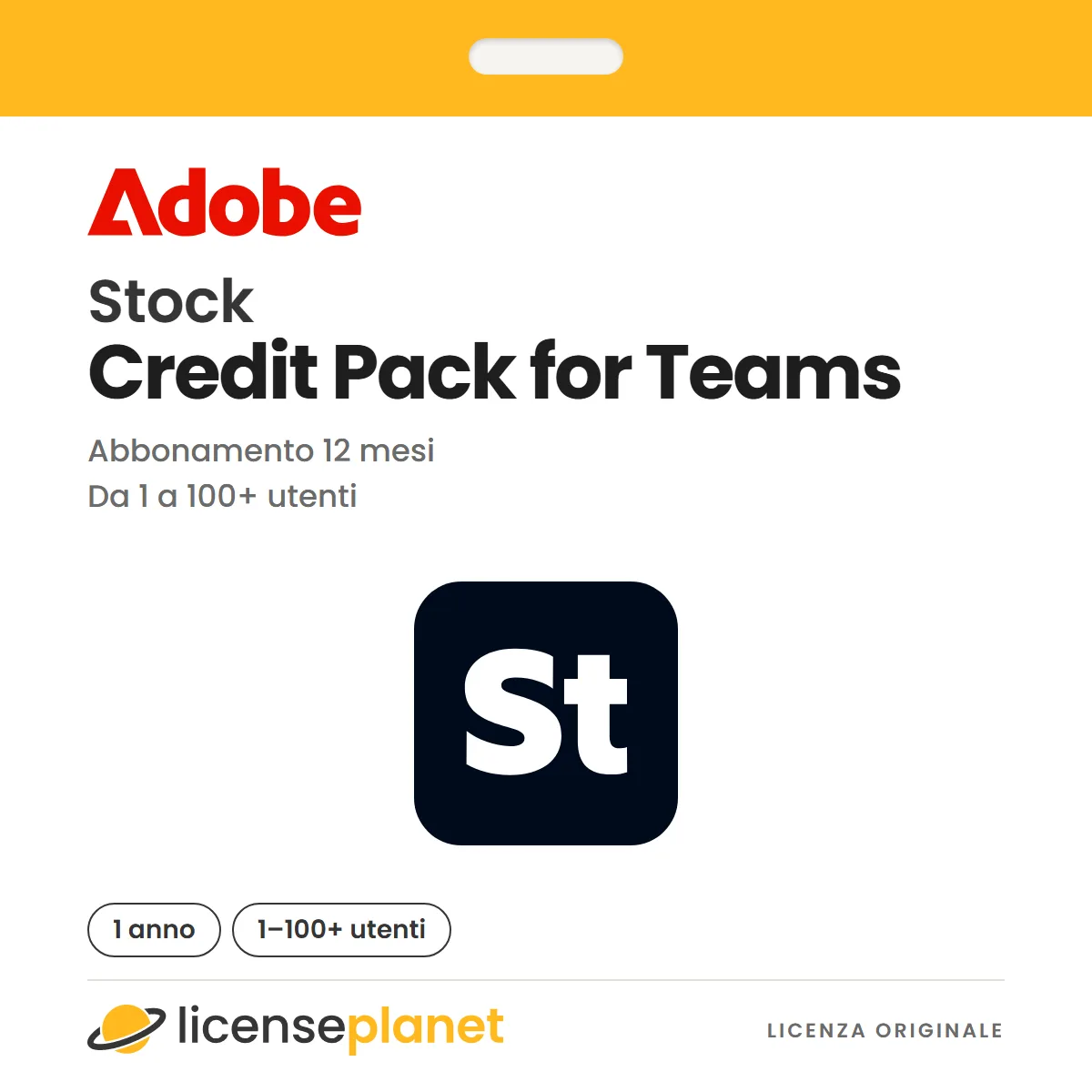 Adobe Stock Credit Pack for Teams