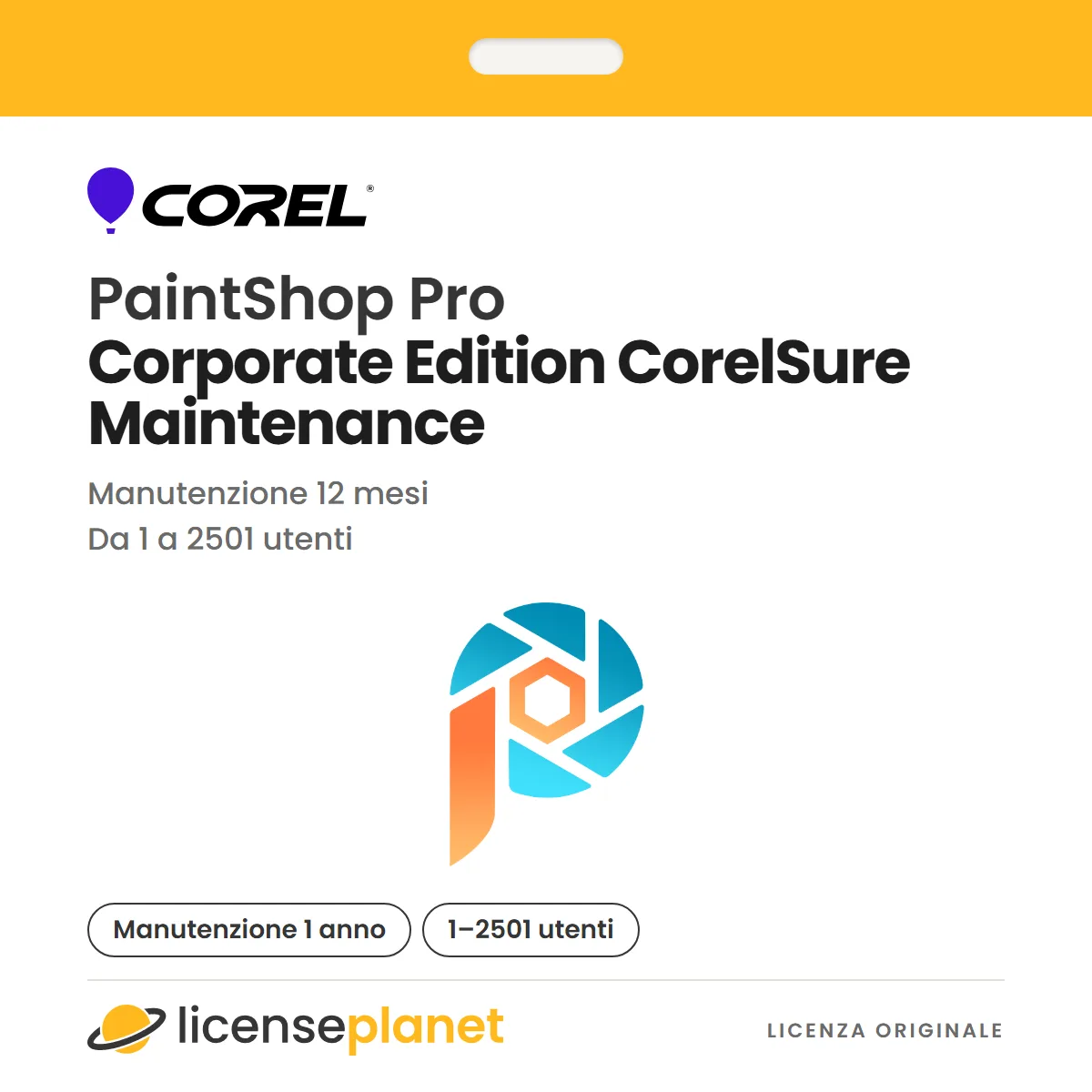 Corel PaintShop Pro Corporate Edition CorelSure Maintenance