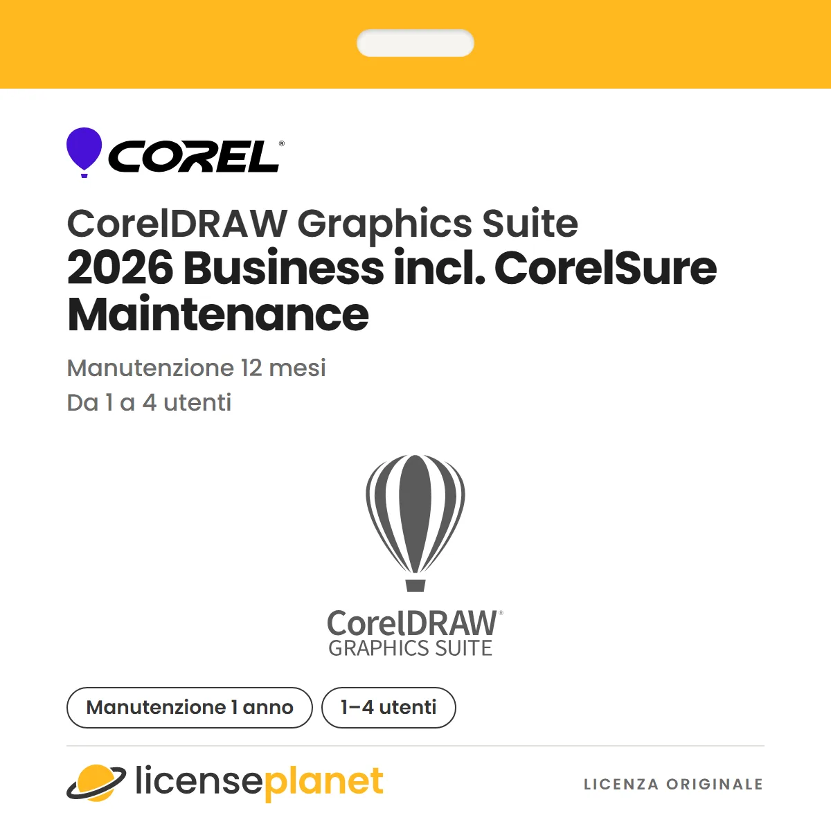 CorelDRAW Graphics Suite 2026 Business incl. CorelSure Maintenance