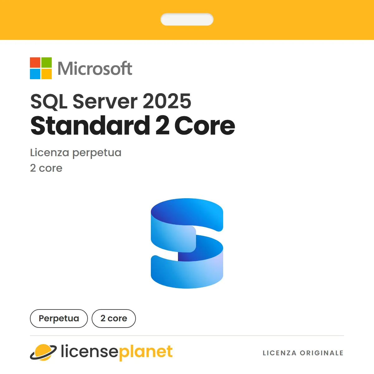 Microsoft SQL Server 2025 Standard 2 Core