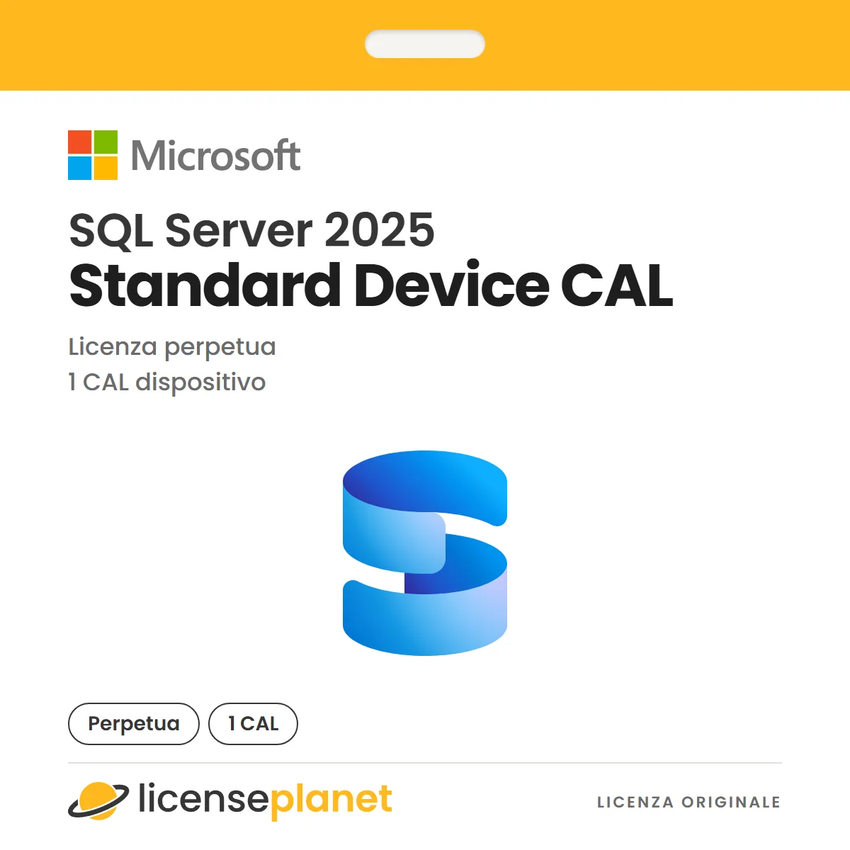 Microsoft SQL Server 2025 Standard 1 Device CAL
