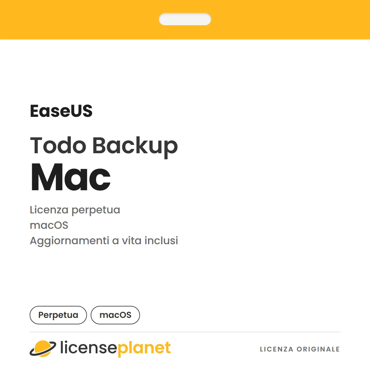 EaseUS Todo Backup MAC (Lifetime Upgrades)