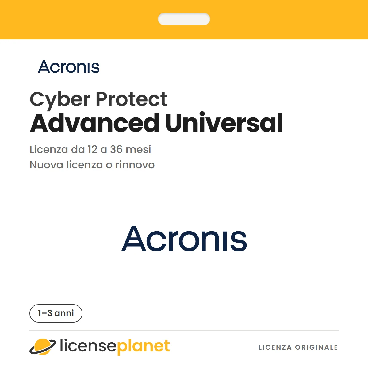 Acronis Cyber Protect Advanced Universal