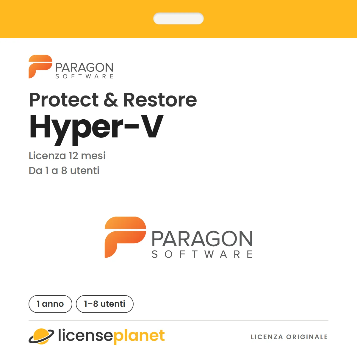 Paragon Protect & Restore Hyper-V