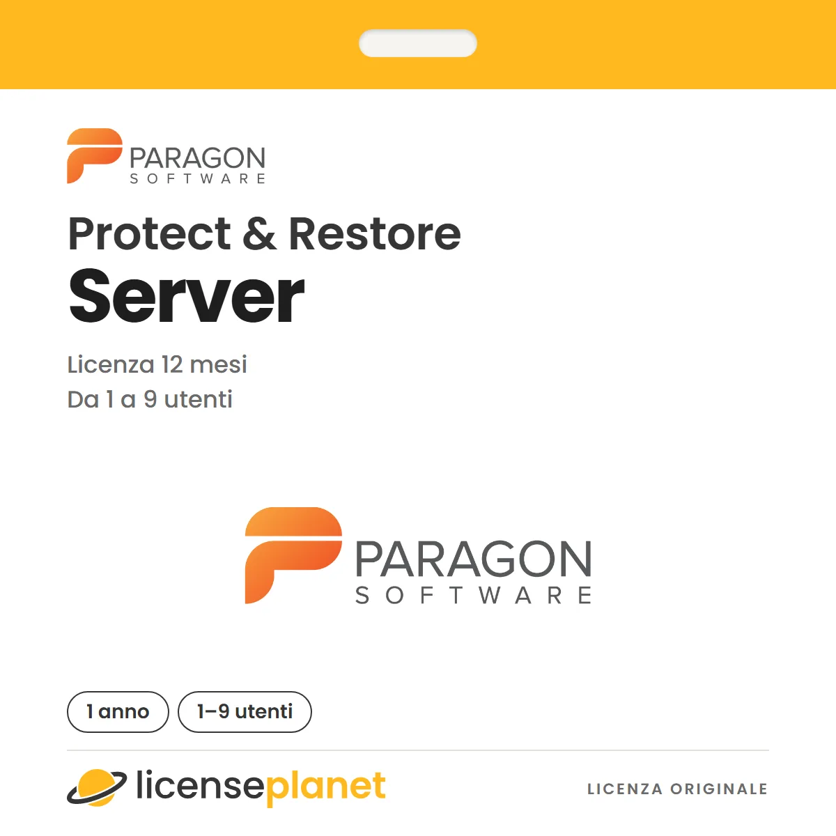 Paragon Protect & Restore Server