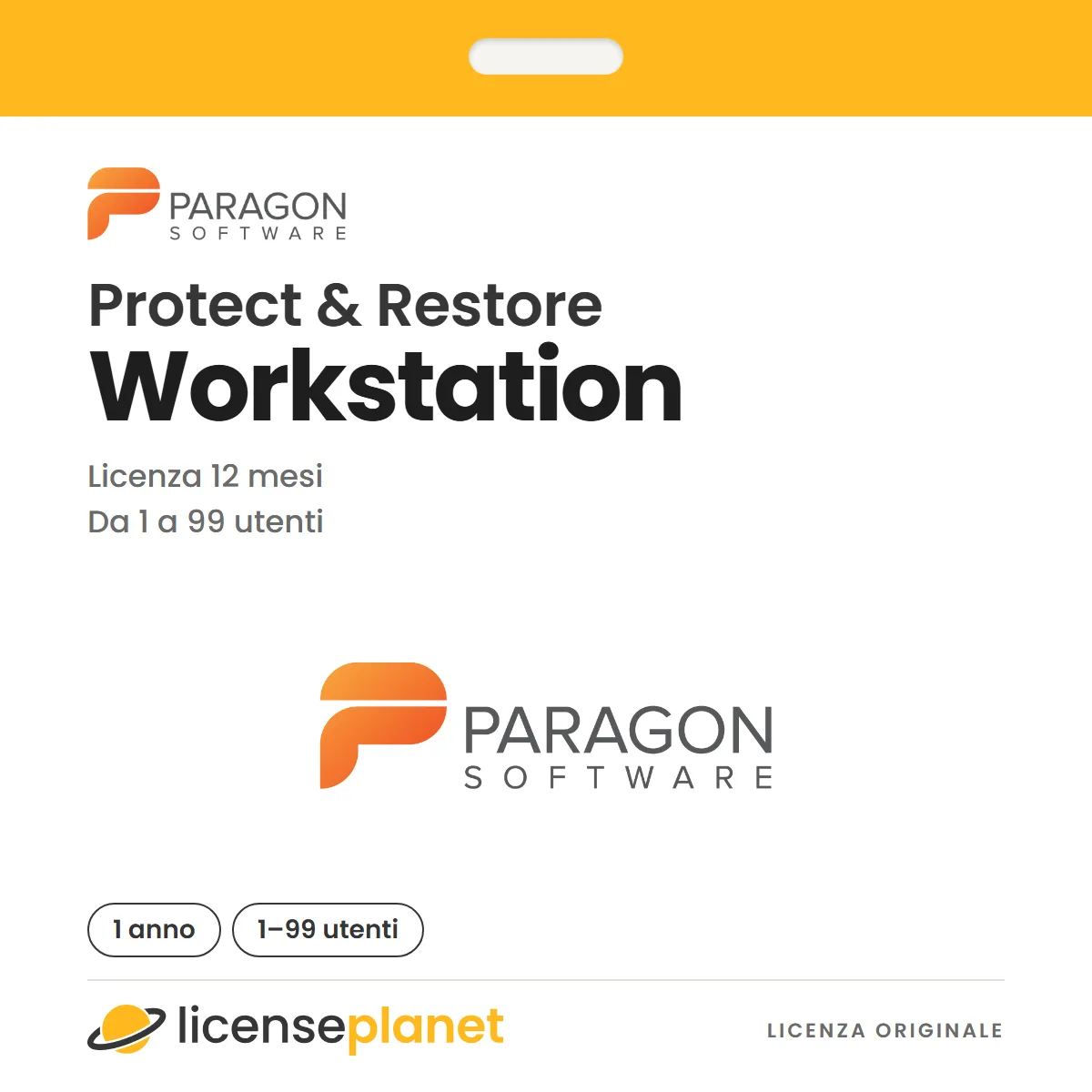 Paragon Protect & Restore Workstation