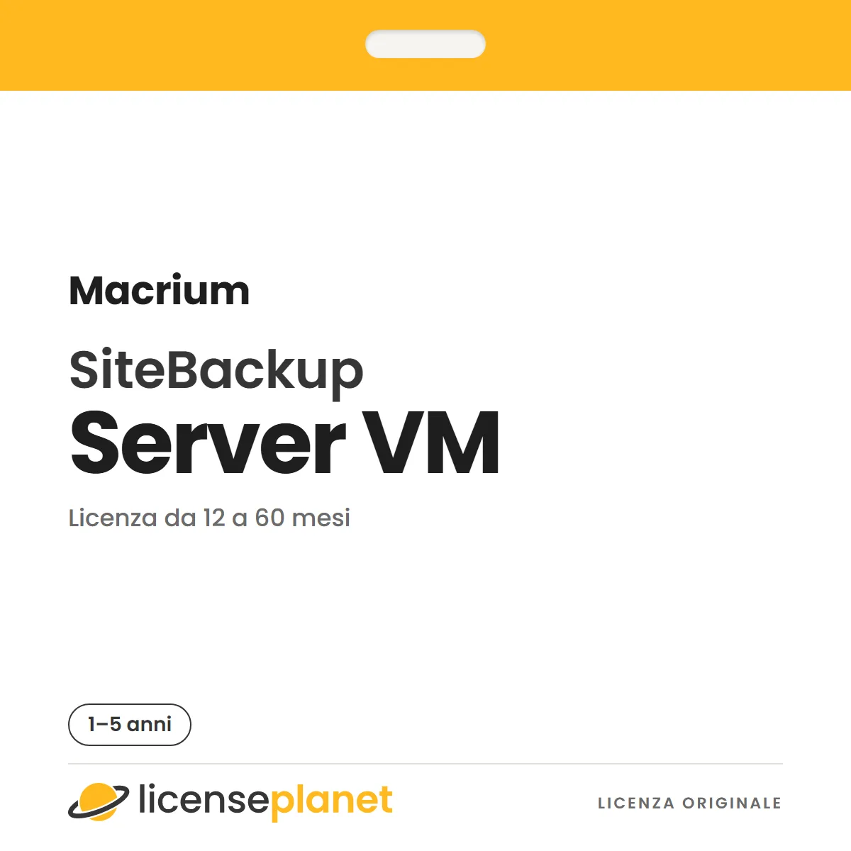 Macrium SiteBackup Server VM