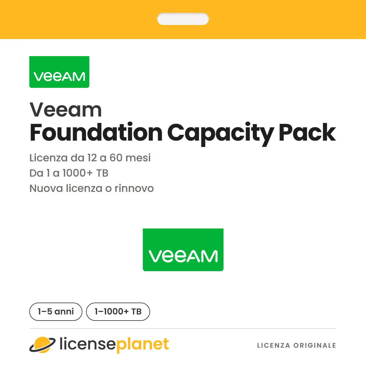 Veeam Foundation Capacity Pack