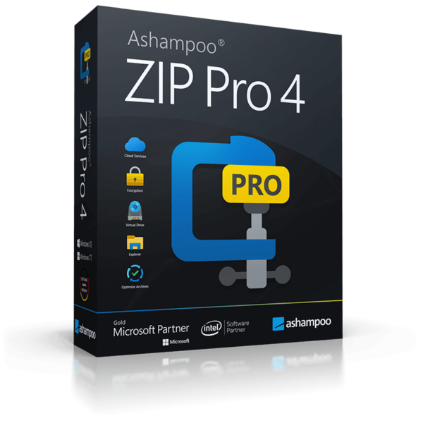 Ashampoo ZIP Pro 4 – Advanced File Compression and Encryption Software with Cloud Integration