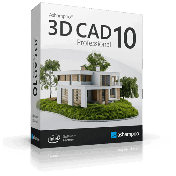 Ashampoo 3D CAD Professional 10 – 2D and 3D Building Design Software for Architects and Engineers