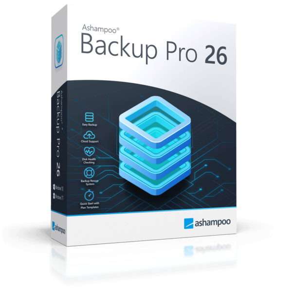 Ashampoo Backup Pro 26 – Local and Cloud Backup Software for Windows with System Recovery