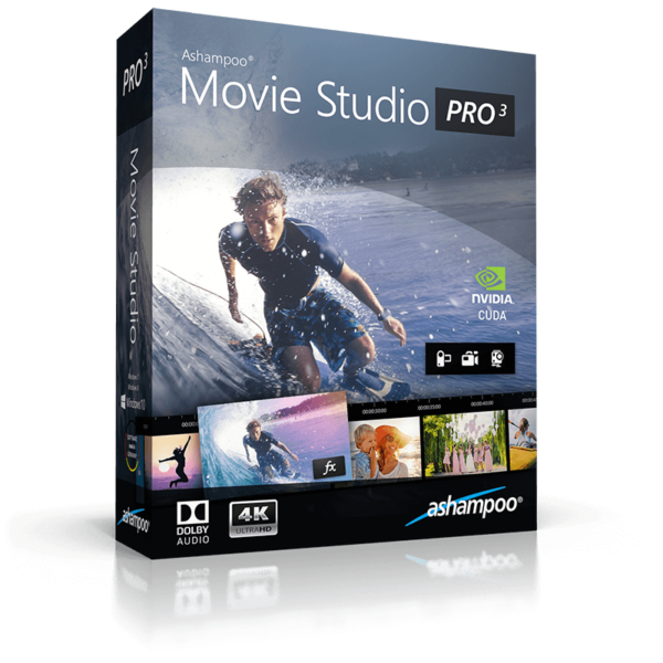 Ashampoo Movie Studio Pro 3 – Professional Video Editing Software with 4K and Dolby Audio